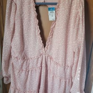 3x pink and leopard dress